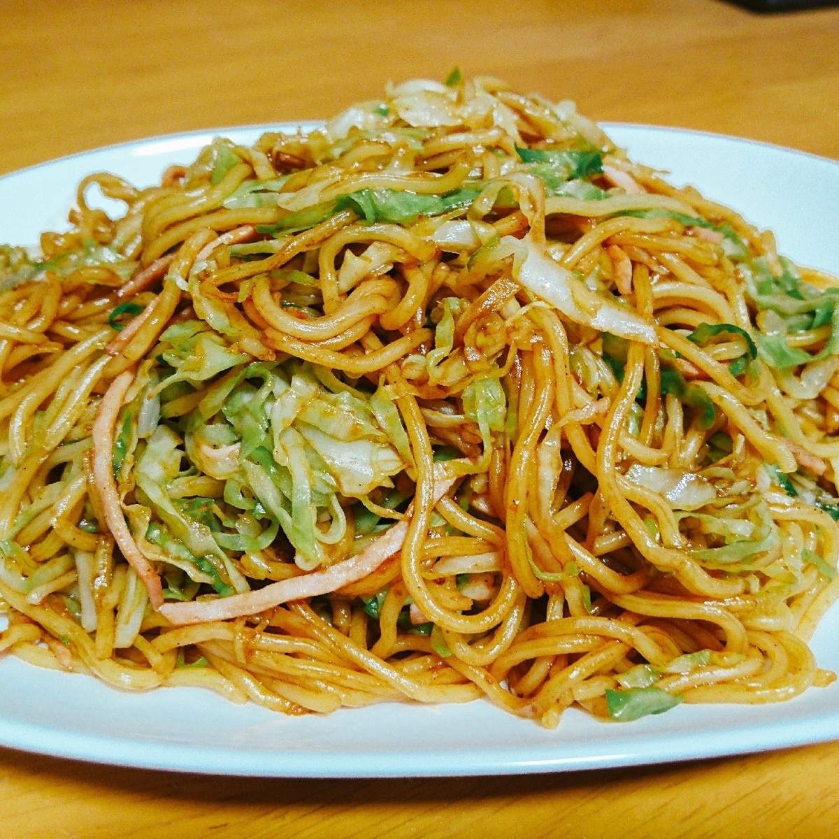 千切りキャベツでシャキシャキ焼きそば レシピ 作り方 By やっすん 楽天レシピ